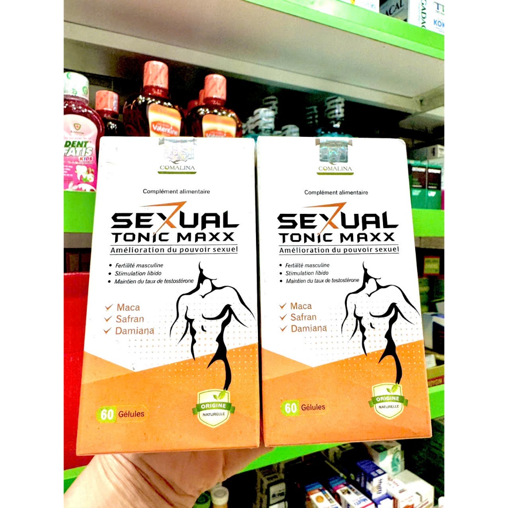 COMALINA Sexual Tonic Maxx 60 Viên Nhập Khẩu Pháp - Thực Phẩm Bổ Sung Cho Nam Giới, Thành Phần Maca Saffron Damiana