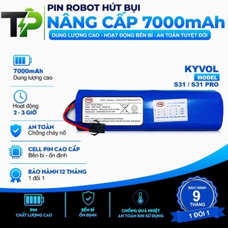 PIN ROBOT HÚT BỤI NÂNG CẤP KYVOL S31 / S31 PRO BẢO HÀNH 12 THÁNG CHÍNH HÃNG LG