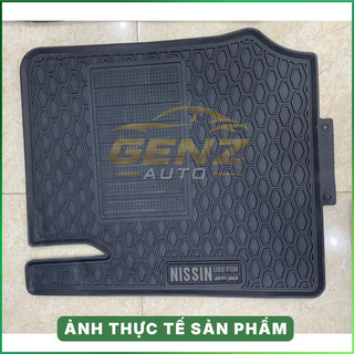 THẢM LÓT SÀN CAO SU xe Mazda BT50 2015 -> 2025 - Cao su đúc không mùi, mẫu quả trám NISSIN dễ dàng vệ sinh