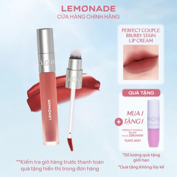 [SVIP] Son bùn ẩm mờ mịn lâu trôi Lemonade Perfect Couple Blurry Stain Lip Cream 3,5g