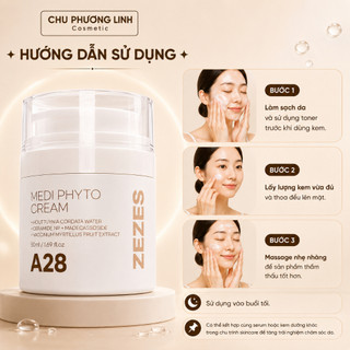 Kem đêm Zezes Medi Phyto A28 50ml – Dưỡng ẩm chuyên sâu, phục hồi da căng mịn sáng khỏe - MP1264