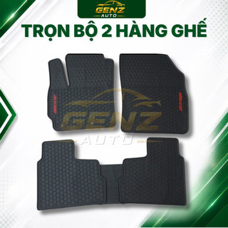 THẢM LÓT SÀN CAO SU xe Miitsubishi Attrage 2015 -> nay màu đen chữ đỏ cao cấp, chuẩn form theo xe, dễ vệ sinh
