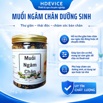 HDEVICE Muối Ngâm Chân Thảo Dược - Thải Độc, Thư Giãn Cơ, Khử Mùi - Nguyên Liệu Spa Ngâm Chân