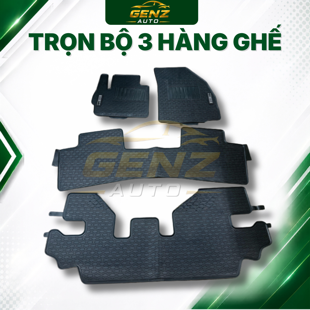 THẢM LÓT SÀN CAO SU xe Xpander / Xpander Cross 2018 - >nay Cao su đúc không mùi, mẫu NISSIN cao cấp