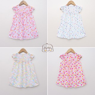 Váy Lanh bé gái, Đầm Lanh bé gái cánh tiên dáng suông ChuChoaKids [VBC32]