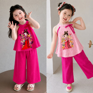 Set yếm lụa cho bé gái mặc đi chơi Tết Trung Thu,lễ hội Trăng Rằm Set áo yếm chị Hằng phối nơ bé gái 7- 43kg BB07-BIATON