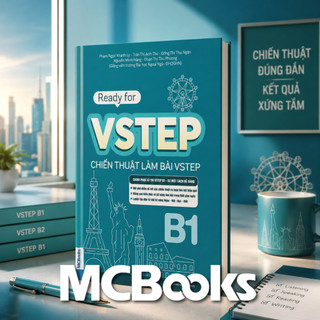 Sách Combo - Ready For VSTEP Chiến Thuật Làm Bài VSTEP B1,B2 (lẻ hoặc combo) - Mcbooks Chính Hãng