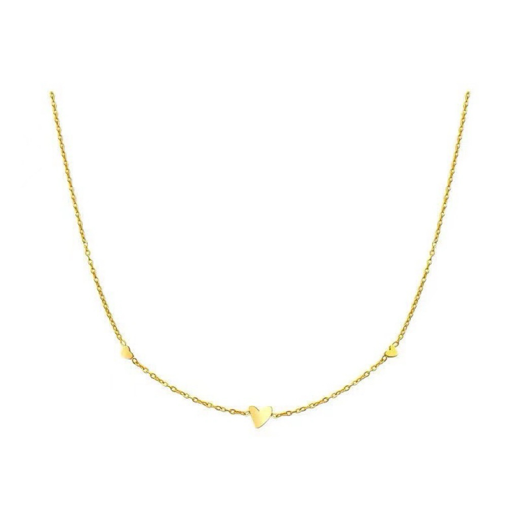 [Ko Đen Gỉ]Dây Chuyền TiTan Ko Đen Gỉ Mặt Tim Sợi Mỏng - Phụ Kiện Thời Trang