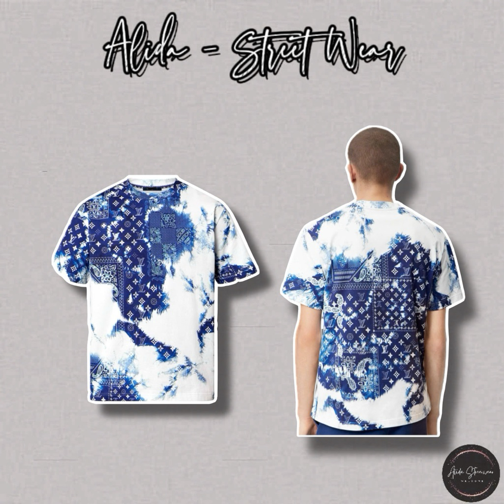 ⚡️[Hight Quality] Áo Phông \/ Nam Nữ Blue Ready To - Điềm Nhấn Hoa Xanh Mây Trời Cao Cấp Loại 1