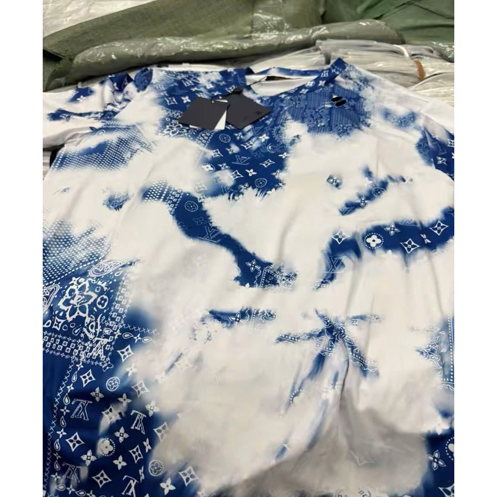 ⚡️[Hight Quality] Áo Phông \/ Nam Nữ Blue Ready To - Điềm Nhấn Hoa Xanh Mây Trời Cao Cấp Loại 1