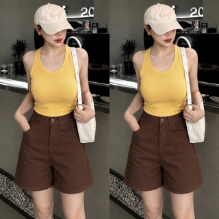 Quần Đùi Jean Bigsize Nữ Dáng Ngố Lưng Cao Ống Rộng Tôn Dáng Trẻ Trung Chubby Q582/Q583/Q584/Q586