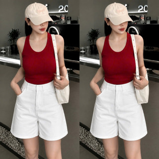 Quần Đùi Jean Bigsize Nữ Dáng Ngố Lưng Cao Ống Rộng Tôn Dáng Trẻ Trung Chubby Q582/Q583/Q584/Q586