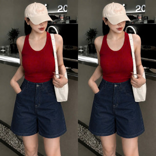 Quần Đùi Jean Bigsize Nữ Dáng Ngố Lưng Cao Ống Rộng Tôn Dáng Trẻ Trung Chubby Q582/Q583/Q584/Q586