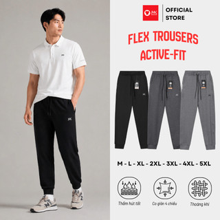 Quần dài nam MK Flex Trouser thể thao lưng thun dây rút ống bo co giãn 4 chiều thoải mái dễ phối đồ
