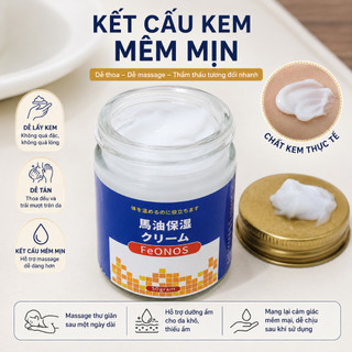 Kem Gừng Massage Body Kem Gừng Mát Xa Cổ Vai Gáy Feonos Nhật Bản Làm Ấm Cơ Thể Thư Giãn