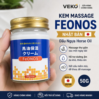 Kem Gừng Massage Body Kem Gừng Mát Xa Cổ Vai Gáy Feonos Nhật Bản Làm Ấm Cơ Thể Thư Giãn