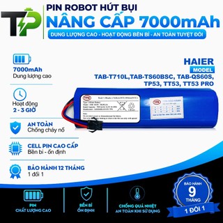 PIN ROBOT HÚT BỤI NÂNG CẤP THAY THẾ CHO HAIER TAB-T710L / TAB-TS60BSC / TAB-QS60S / TP53 / TT53 / TT53 PR