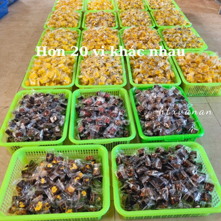 Trà Thảo Mộc Hoa Cúc Mật Ong (Set 5 viên ) Ấm Bụng Dễ Chịu Tiện Lợi Văn Phòng ,Trà Viên Đường Nâu Mix Vị Vạn An