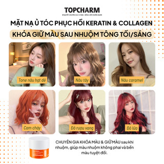 Kem Ủ Tóc, Mặt Nạ Ủ Tóc Phục Hồi Professional Salon - Keratin & Collagen Topcharm 500ml (Phiên Bản Cải Tiến Cao Cấp)