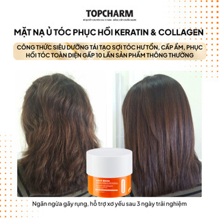 Kem Ủ Tóc, Mặt Nạ Ủ Tóc Phục Hồi Professional Salon - Keratin & Collagen Topcharm 500ml (Phiên Bản Cải Tiến Cao Cấp)