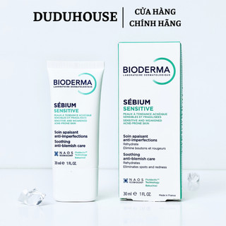 (Hàng Công TY) Kem Dưỡng Ẩm Bioderma Sebium Sensitive Soothing Anti-Blemish Care 30ml Duduhouse