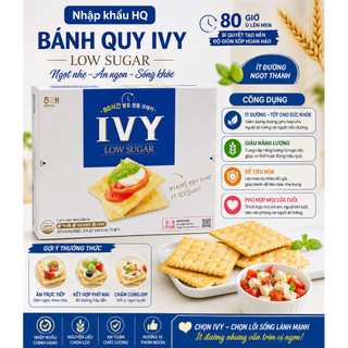 Haitai) Bánh quy ăn kiêng low sugar ít đường IVY 309g
