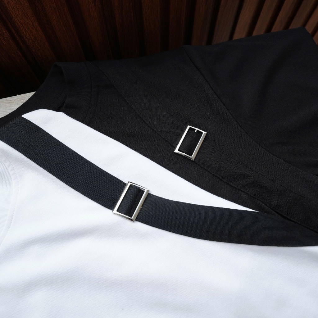 Áo thun Nam LINE PAD Cổ Tròn MENSWEAR - Cotton 250MSG, Regular Fit, Tôn Vai, Hack Dáng- SHINGHAI