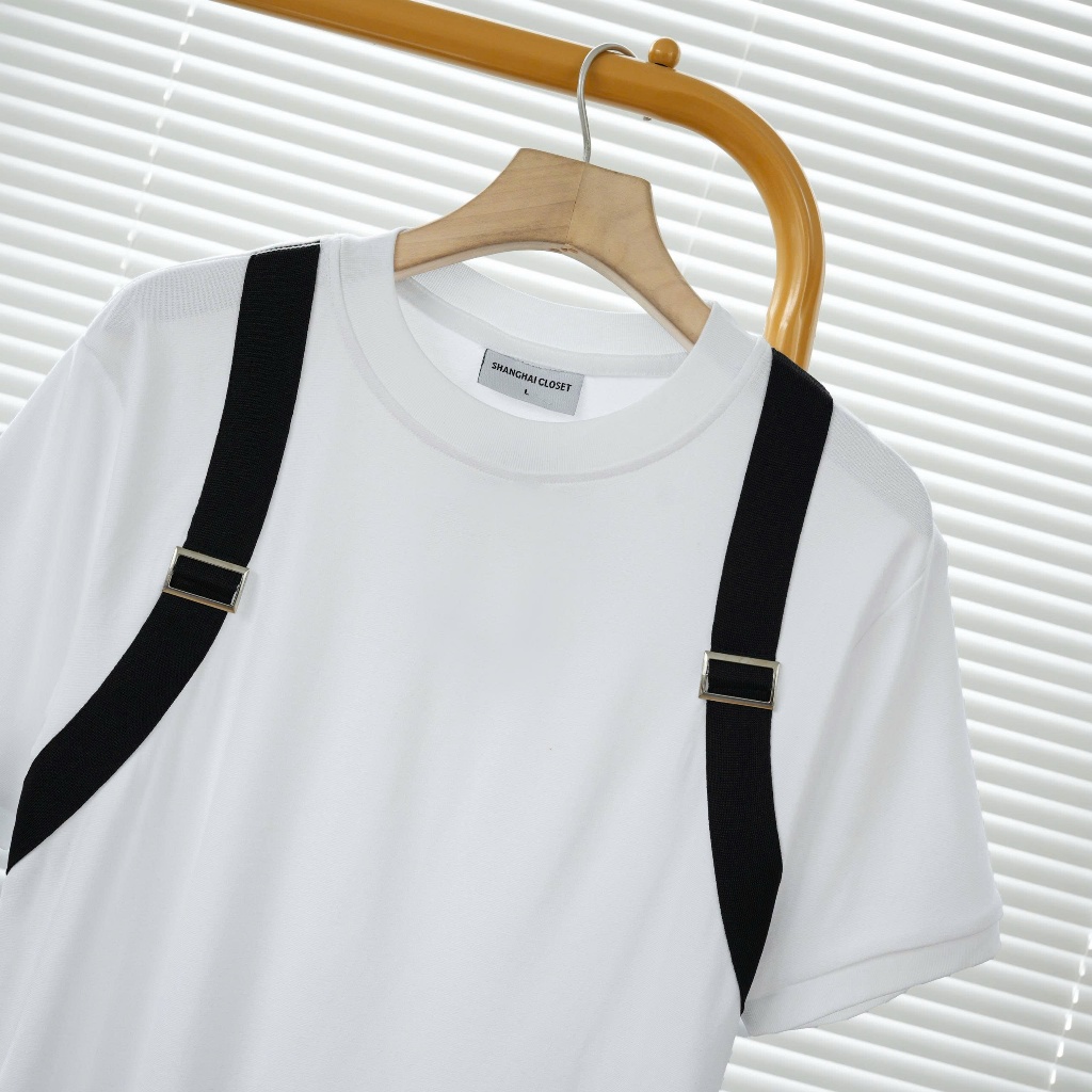 Áo thun Nam LINE PAD Cổ Tròn MENSWEAR - Cotton 250MSG, Regular Fit, Tôn Vai, Hack Dáng- SHINGHAI