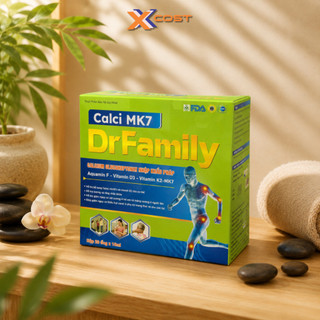 [CHÍNH HÃNG] Combo Hộp 2 Vỉ Canxi MK7 Aquamin-F D3 Dr.Family Hỗ Trợ Bổ Sung Canxi Cho Xương Khỏe