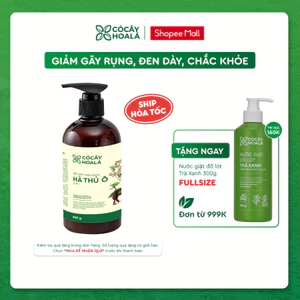 Dầu Gội Thảo Dược Hà Thủ Ô 2in1 Cỏ Cây Hoa Lá 300g - Giúp Giảm Gãy Rụng, Dưỡng Tóc Chắc Khỏe
