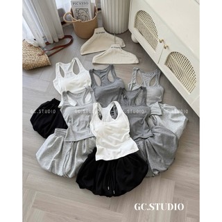PHẠM THÙY SHOP: SET BỘ ÁO BA LỖ MIX QUẦN BÍ CÓ MÚT NGỰC