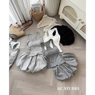 PHẠM THÙY SHOP: SET BỘ ÁO BA LỖ MIX QUẦN BÍ CÓ MÚT NGỰC