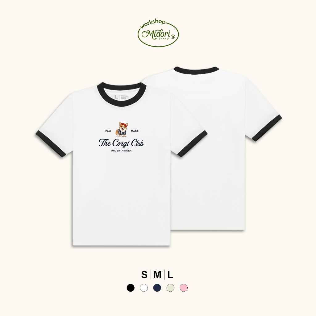 Áo Thun Baby Tee CORGI Cao Cấp Phông Nam Nữ Unisex Cotton Local Brand | MI MIDORI