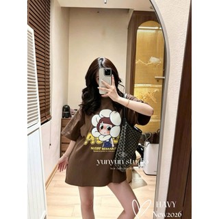 PHẠM THÙY SHOP: ÁO PHÔNG IN HÌNH CÔ GÁI ĐỘI HOA FORM RỘNG