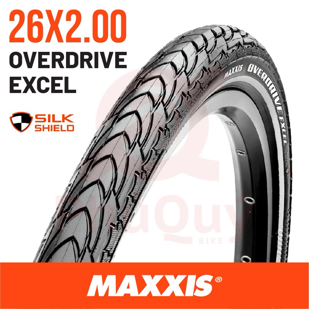 Vỏ Xe Đạp Maxxis OverDrive Excel M2013  26x2.00 - Chống Đinh Toàn Diện SILKSHIELD