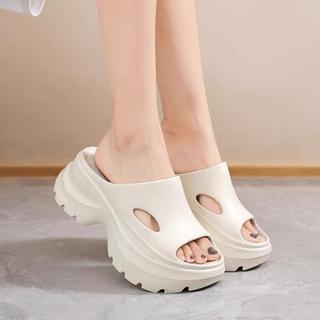 Dép Nữ Đế Cao 6cm Tôn Dáng Phong Cách Hàn Quốc Chống Trượt Êm Chân