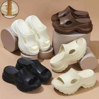 Dép Nữ Đế Cao 6cm Tôn Dáng Phong Cách Hàn Quốc Chống Trượt Êm Chân