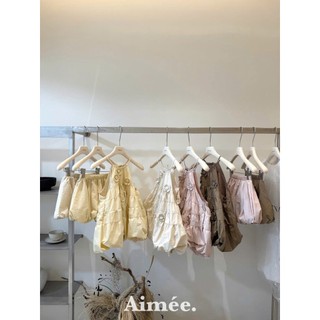 PHẠM THÙY SHOP: SET BỘ ÁO YẾM ĐÍNH HOA MIX CHÂN VÁY BÍ XINH XẮN CHẤT GIÓ NHĂN HÀNG COVER