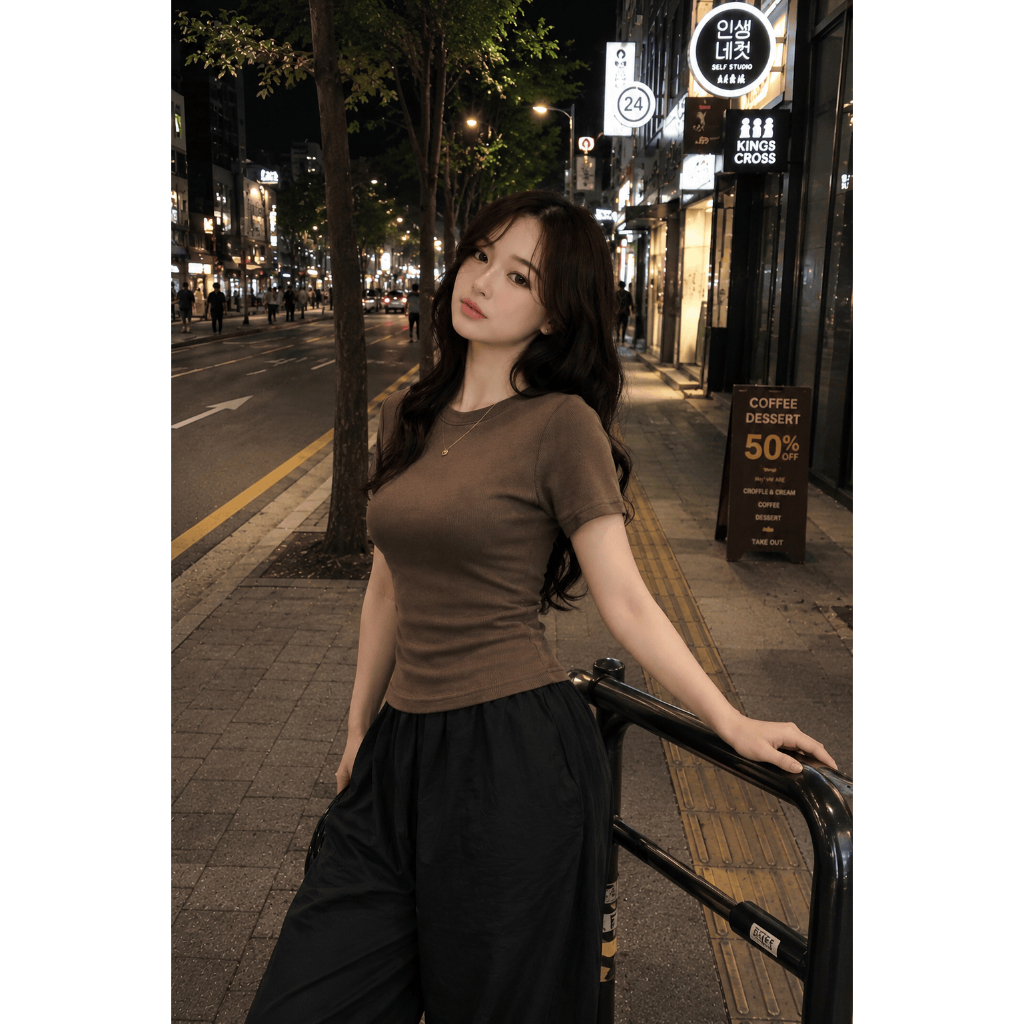 Áo babytee T90 cotton zip co giãn 4 chiều ôm body cực xinh, mềm mại thoáng mát mặc cả ngày vẫn dễ chịu