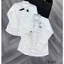 ⚡️[Hight Quality] Áo Sơ Mi Trắng Dài Tay Nam D10 White Shirts - Điềm Nhấn Thêu Hoa Lili Cao Cấp Phối Chữ