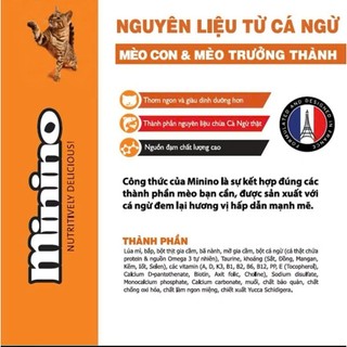 [COMBO] Thức Ăn Hạt Cho Mèo Minino Tuna Vị Cá Ngừ, Hạt Cho Mèo Con & Mèo Trưởng Thành 7.5kg Bao Xá Pet Kool