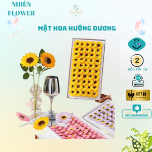 Mặt Hoa Hướng Dương 5cm Nhiều Màu Cao Cấp, Dùng Làm Quà Tặng Sinh Nhật, Hoa Tốt Nghiệp, Handmade