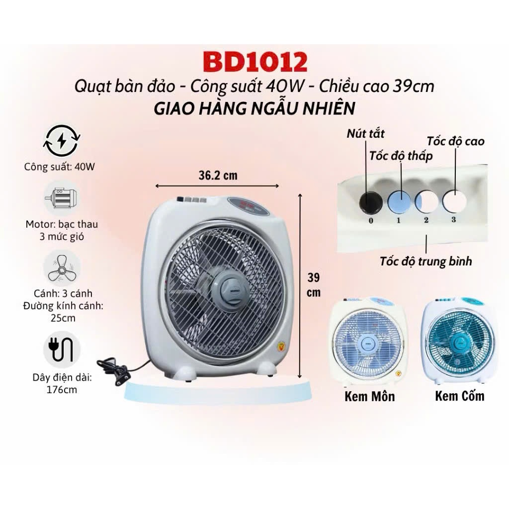 QUẠT MINI SENKO CHÍNH HÃNG – NHỎ GỌN, MÁT MẺ CẢ NGÀY 🌬️