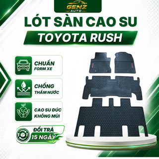 THẢM LÓT SÀN CAO SU TOYOTA RUSH 2018 ->2026 cao cấp loại đúc dày theo xe - HL