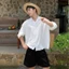 Áo Sơ Mi Nam Form Rộng Cold Linen DINOMAN Vải Mát Nhẹ Thoáng Khí Phong Cách Tối Giản Thanh Lịch SM033