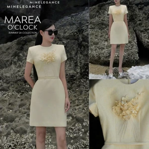 MINELEGÁNCE | VÁY CHỮ A DÁNG NGẮN SANG TRỌNG, THANH LỊCH - MIN86