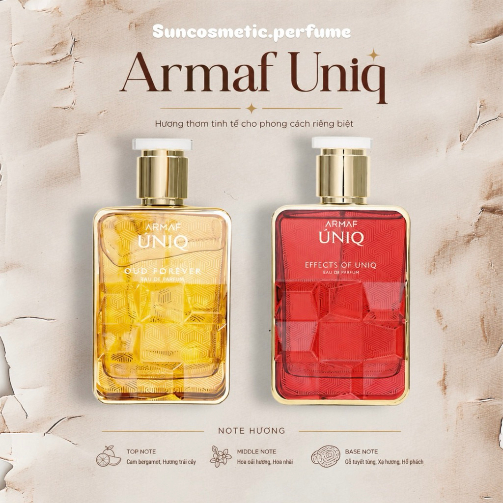 Nước Hoa Armaf Uniq Fullsize 100ml/ Effects Of Uniq/ Oud Forever