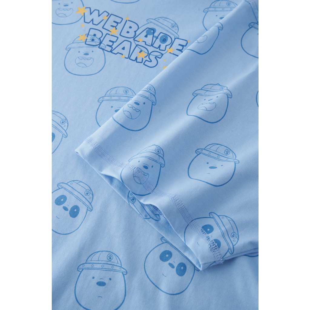 [BST We Bare Bears] Áo Thun BOO Unisex Form Boxy In Tràn Hình Ngộ Nghĩnh Dễ Thương, Chất Liệu Thoáng Mát, Dày Dặn