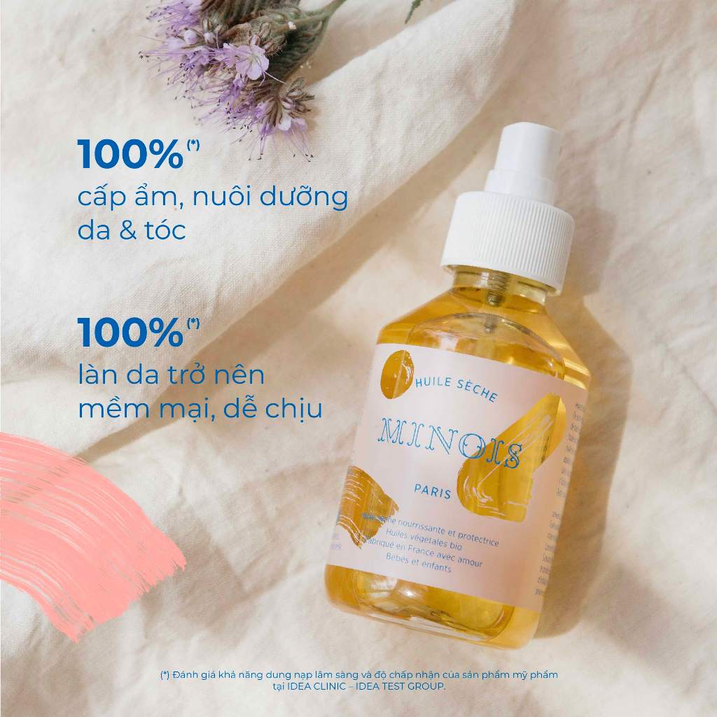 Dầu dưỡng khô đa năng Minois Paris Dry Oil 150ml