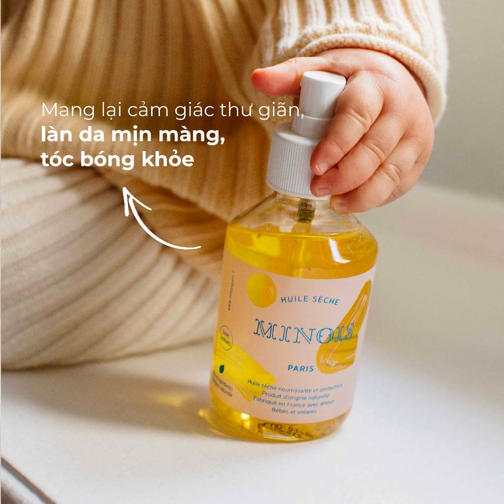 Dầu dưỡng khô đa năng Minois Paris Dry Oil 150ml